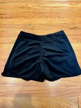 Design Lab Black Velvet Envelope Skirt (Size S)